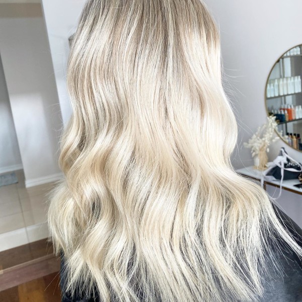 Long blonde wavy hair from Ivy by Lauren Goth