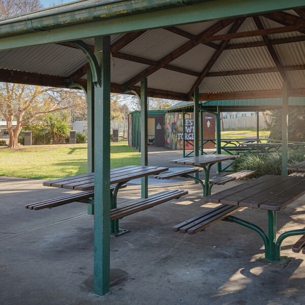Covered area at Picton Memorial Park 