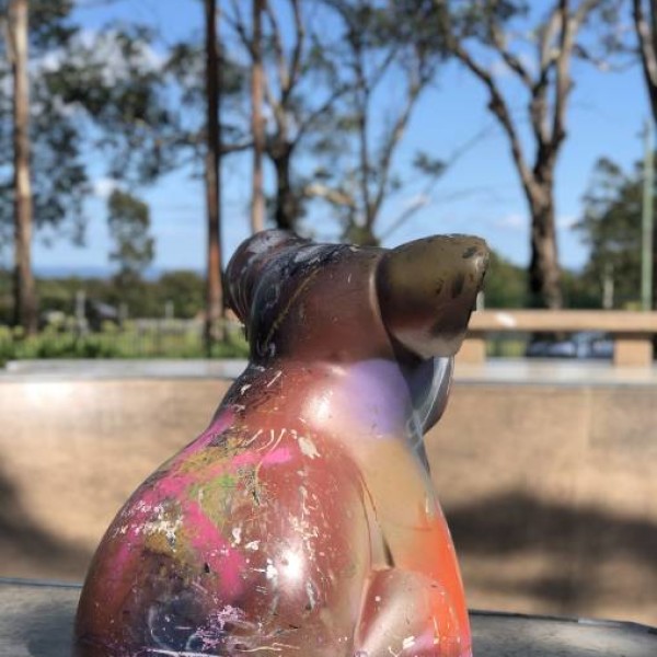 Colourful Koala Structure at Appin Skate Park