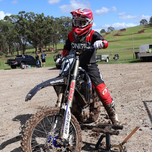 Rider at Australia's largest Motorcycle Club