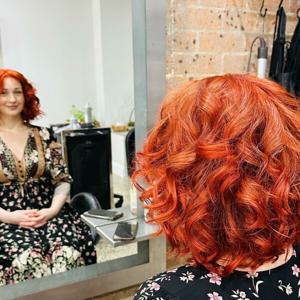 Bespoke in Hair fresh orange hair
