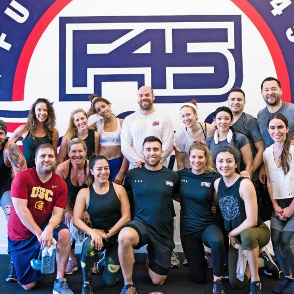 Group photo at F45