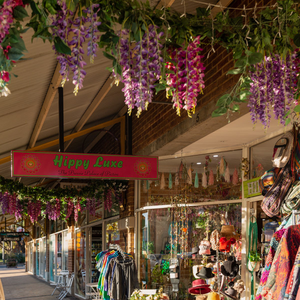 Outside Hippy Luxe in Picton