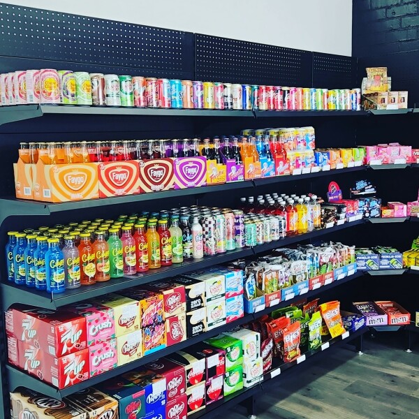 Sodas and candy from around the globe