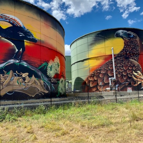 Wilton Tank Murals