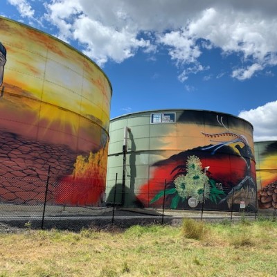 Hume Highway Tank Murals