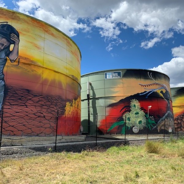 Wilton Tank Murals