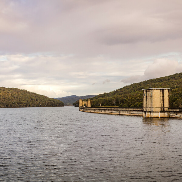 Cordeaux Dam at Dusk