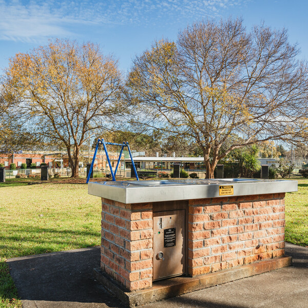 Barbeque area at Picton Memorial Park 