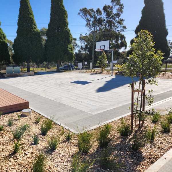 Basketball Courts at Telopea Park Youth Zone