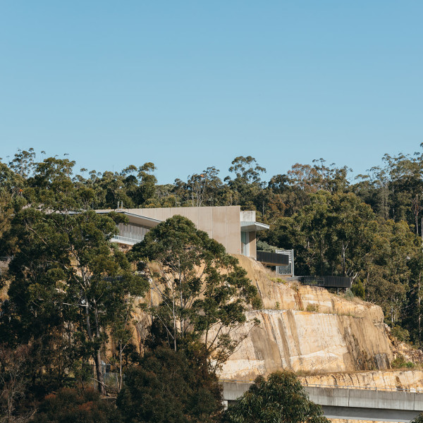 Warragamba Dam Visitor Centre Surrounded by Forest 