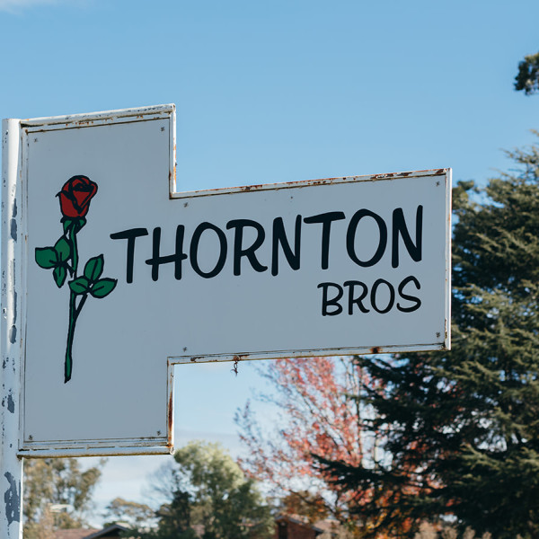 Thornton Bros Road Sign