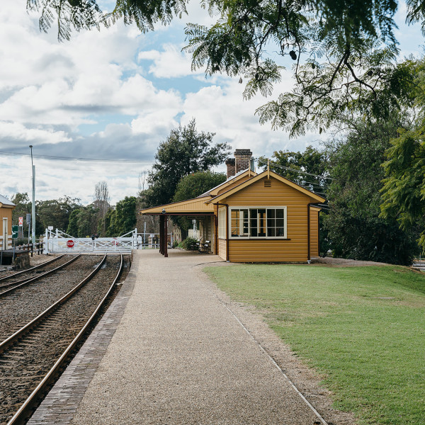 Outside Thirlmere Station
