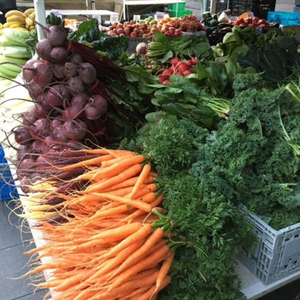 Fresh produce ready to be packed 