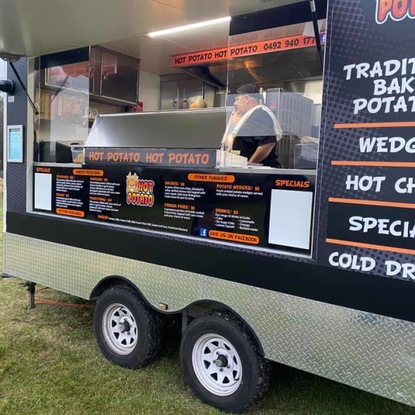 Hot Potato Food Truck with Menu