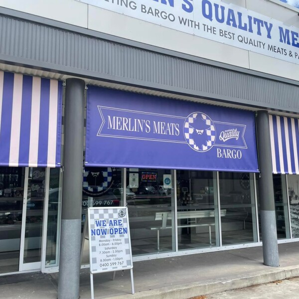 Merlin's Quality Meats shopfront