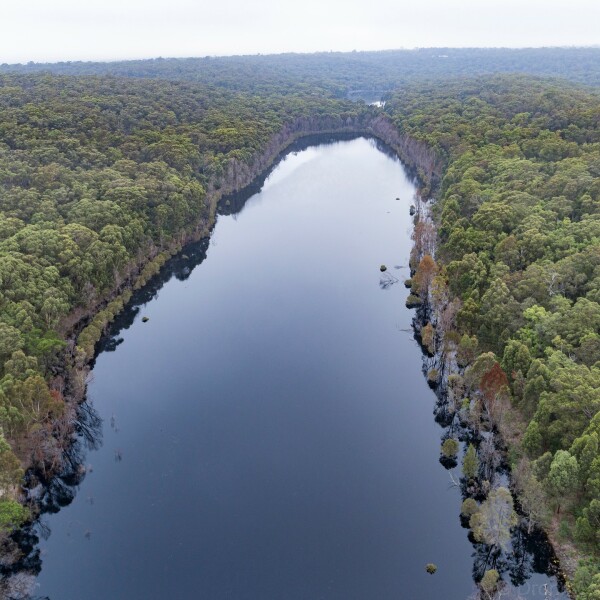 Thirlmere Lakes National Park Drone photo