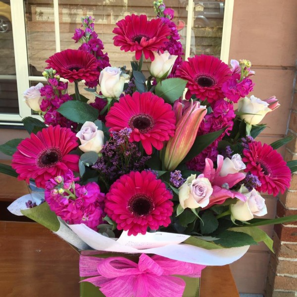 Bouquet of pink and white florals