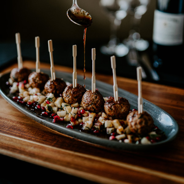 Meatballs on a Platter catered by PB Catering