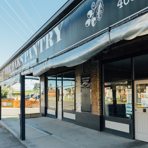 Outside the Oaks Pantry Building where PB Catering Operates