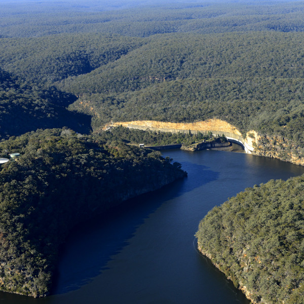 Nepean Dam Aerial