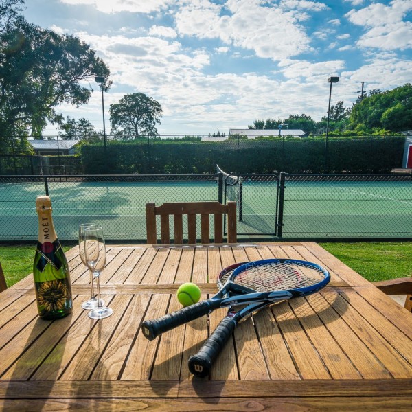 Tennis court at Kalinya Estate