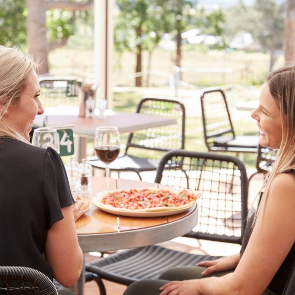 Pizza with a view at Camden Valley Inn